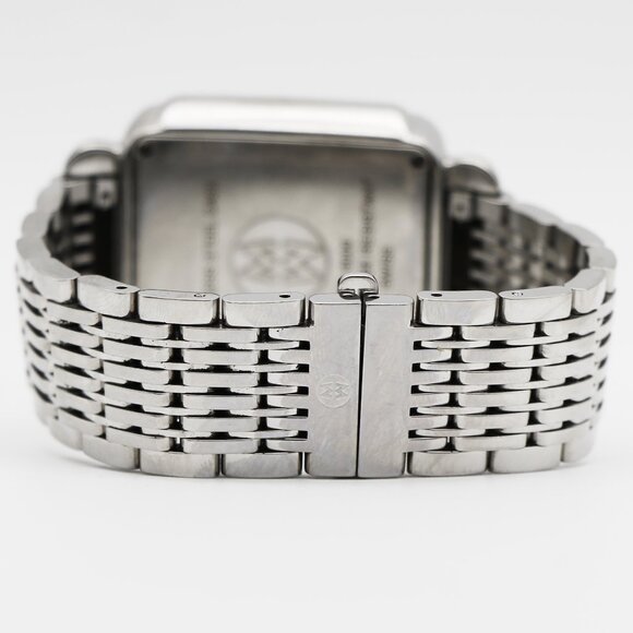 Michele Deco Stainless Diamond Steel Mother of Pearl Chronograph Watch - Picture 4 of 6